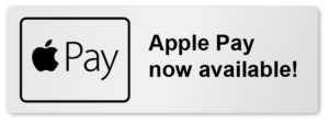 Apple Pay now available! Apple Pay now available!