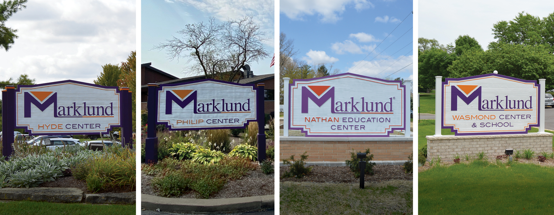 Marklund Locations Signs