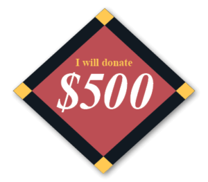 I will donate $500