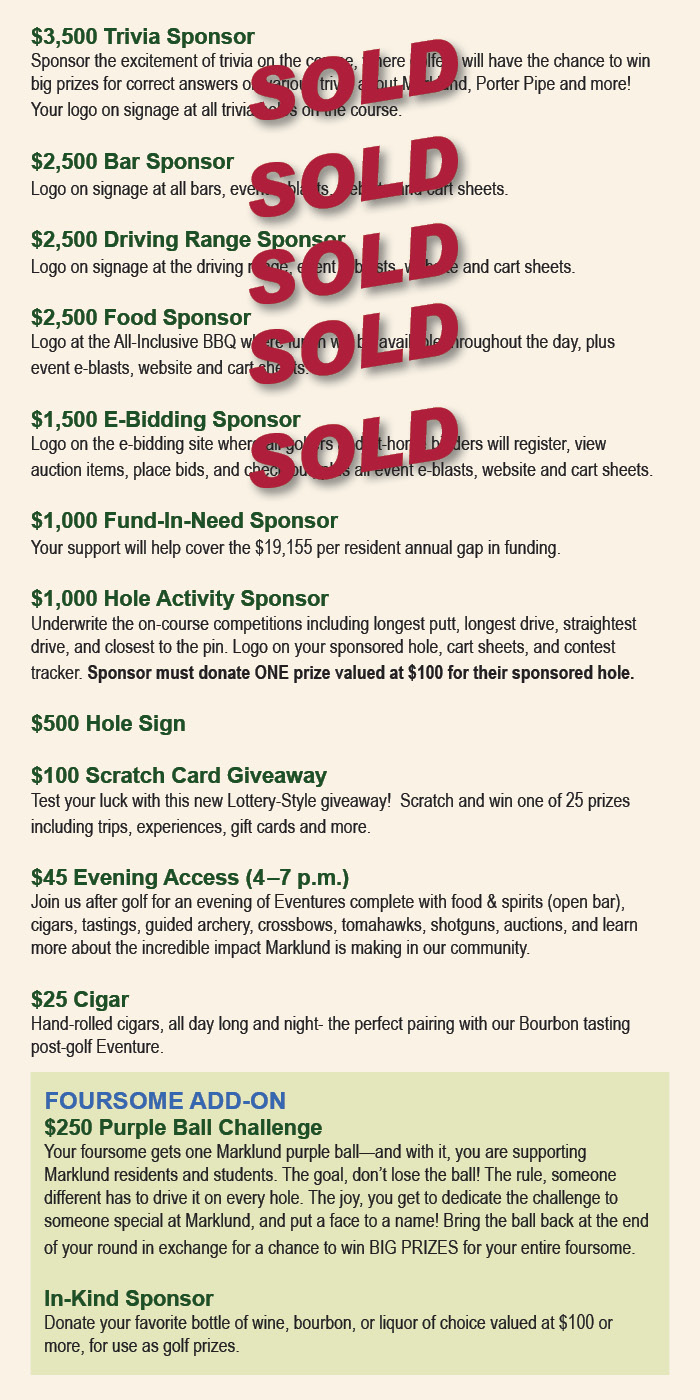 2025 Golf Eventure Sales Brochure 2