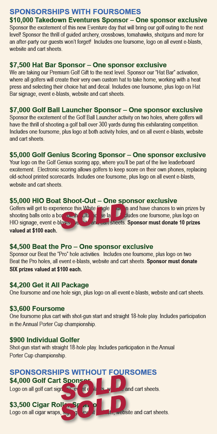 2025 Golf Eventure Sales Brochure