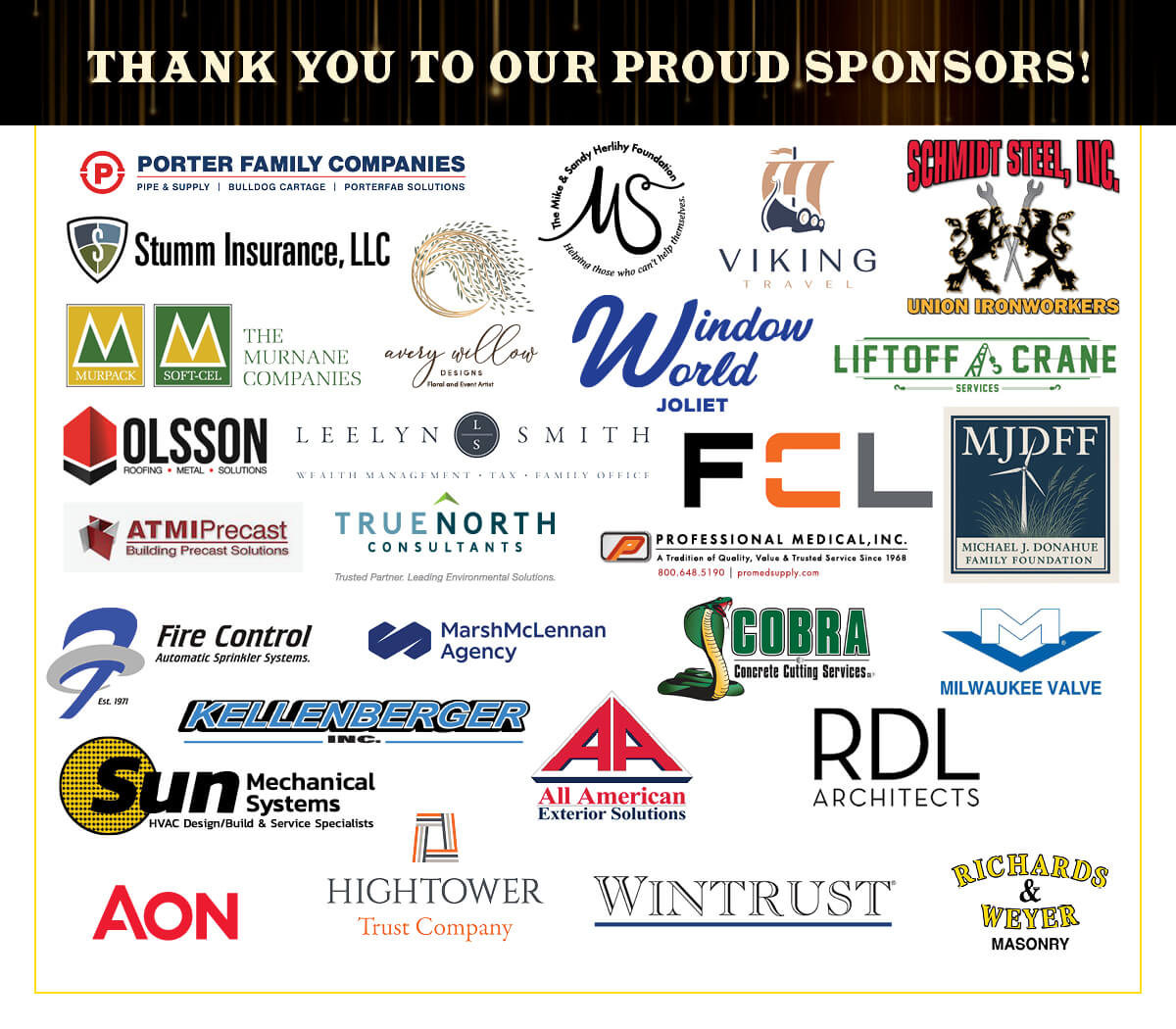 Thank you to our proud sponsors!