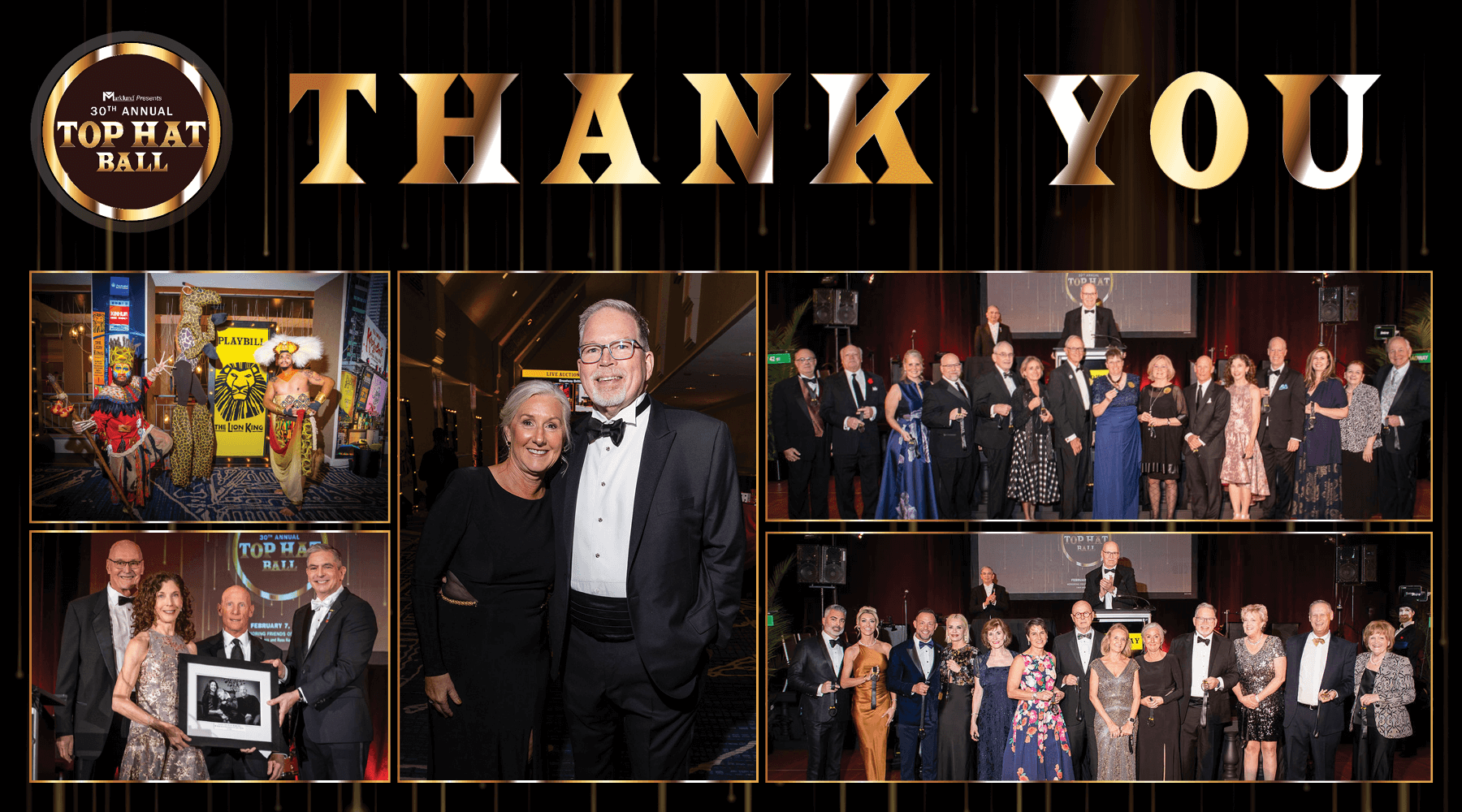 Thank you! Marklund Presents the 30th Annual Top Hat Ball.
