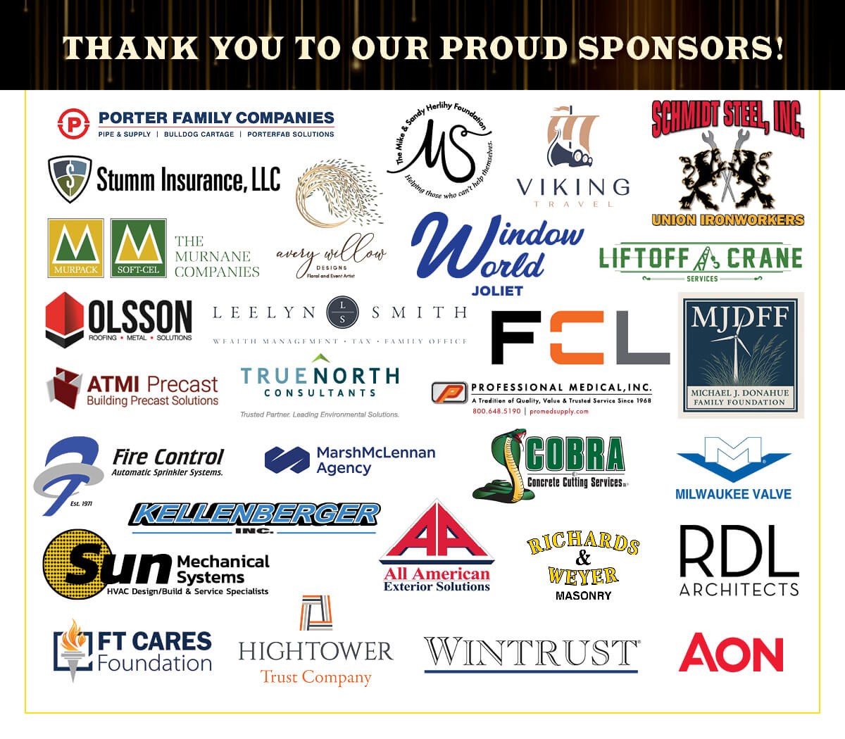 Thank you to our proud sponsors!