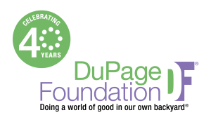 DF Logo with TAGLINE with Celebrating 40 years Logo-4c Stacked